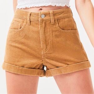 Pacsun Corduroy mom shorts size 26 brown